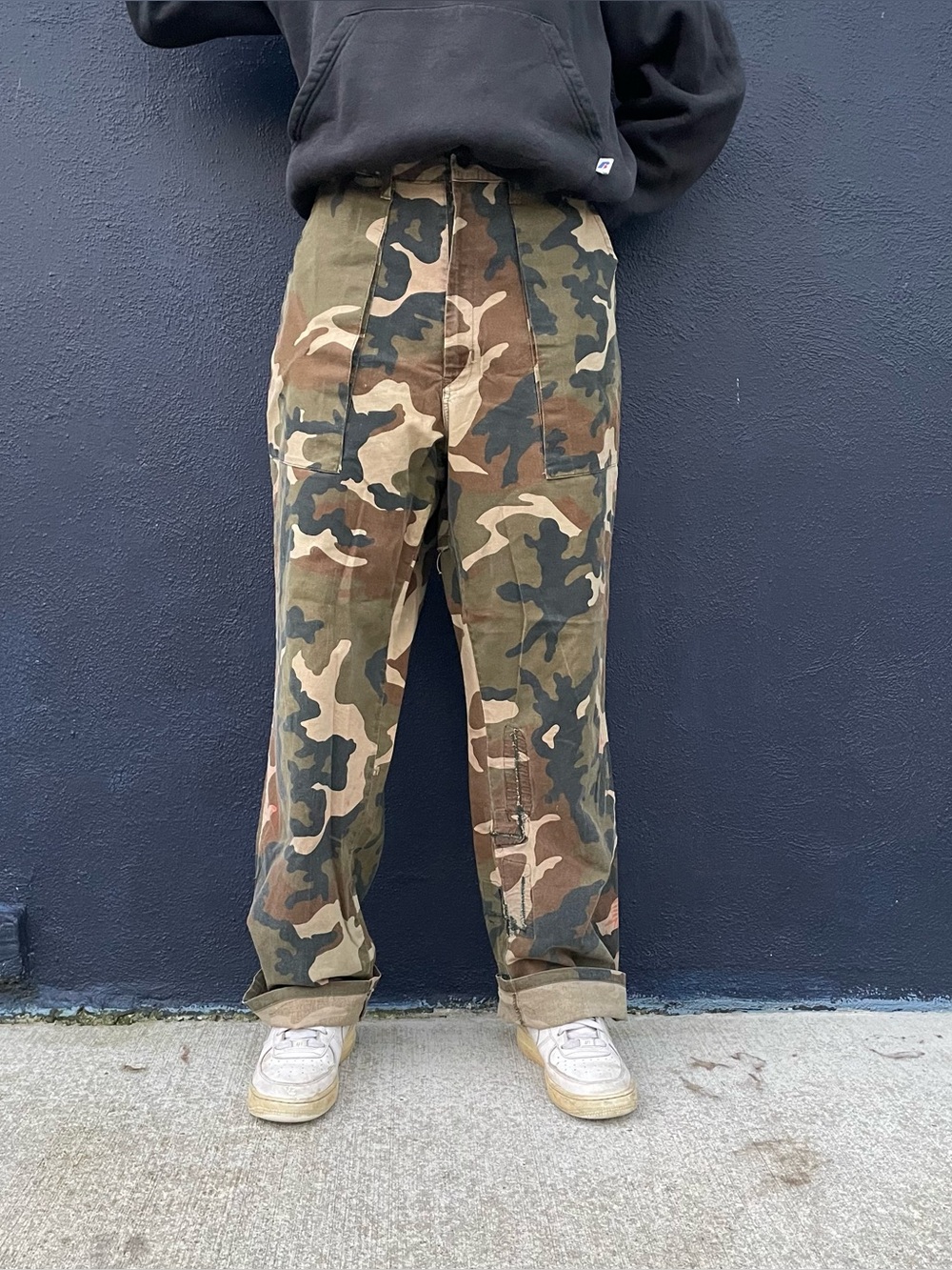 Vintage Winchester baggy camo pants size large/36”
